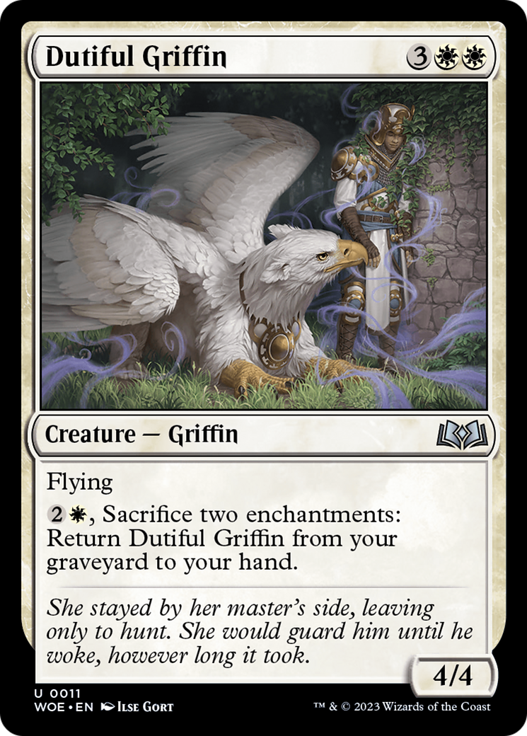 Dutiful Griffin [Wilds of Eldraine] | The Time Vault CA