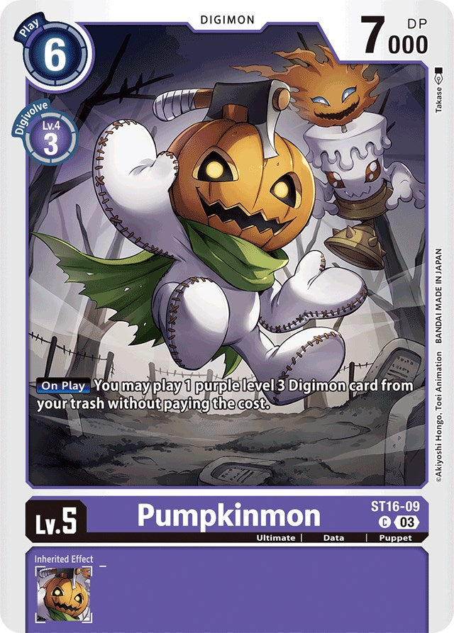 Pumpkinmon [ST16-09] [Starter Deck: Wolf of Friendship] | The Time Vault CA