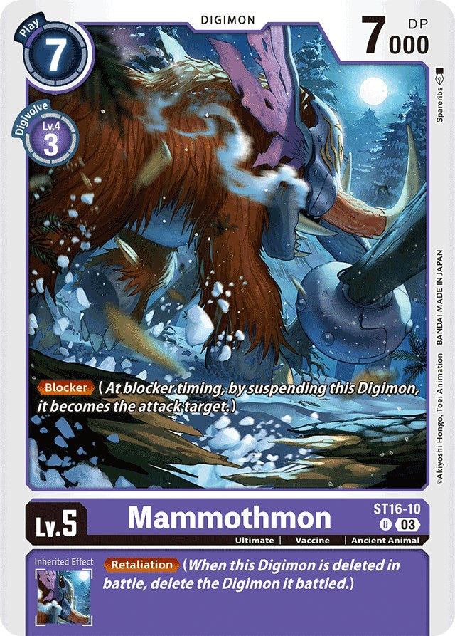 Mammothmon [ST16-10] [Starter Deck: Wolf of Friendship] | The Time Vault CA
