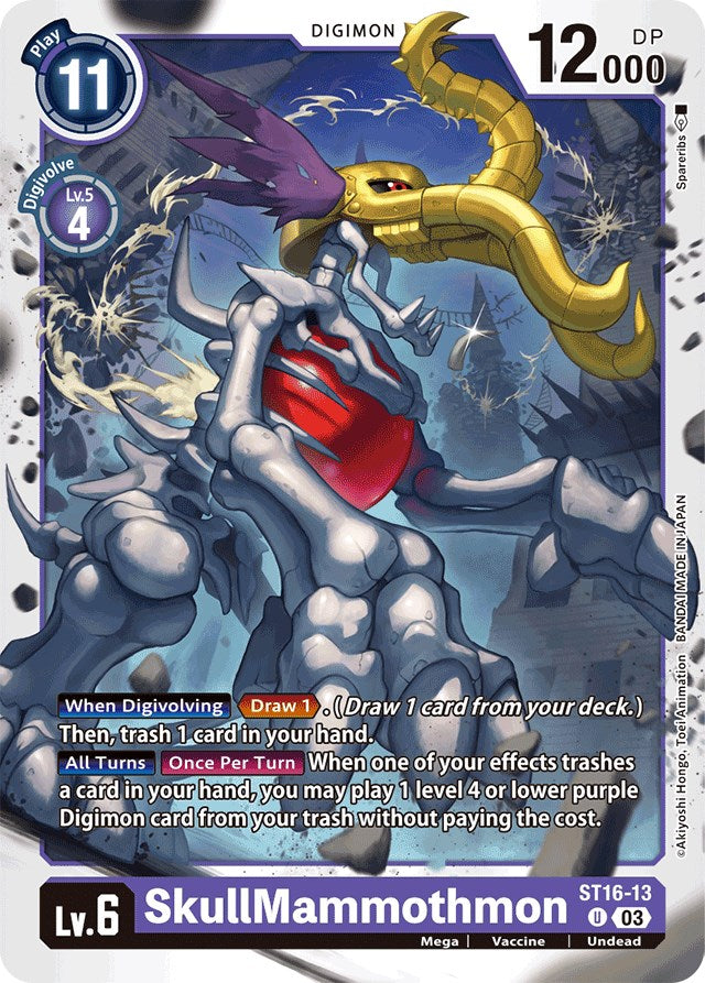 SkullMammothmon [ST16-13] [Starter Deck: Wolf of Friendship] | The Time Vault CA