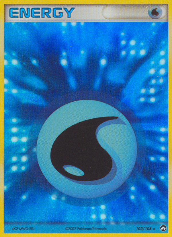 Water Energy (105/108) [EX: Power Keepers] | The Time Vault CA