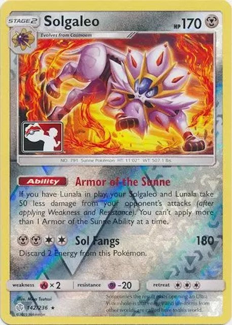 Solgaleo (142/236) [League & Championship Cards] | The Time Vault CA