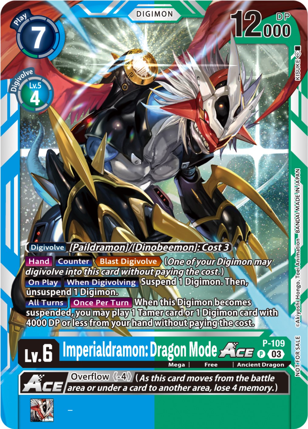 Imperialdramon: Dragon Mode Ace [P-109 ] (NYCC 2023 Demo Deck) [Promotional Cards] | The Time Vault CA