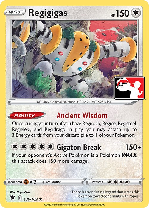 Regigigas (130/189) [Prize Pack Series Three] | The Time Vault CA