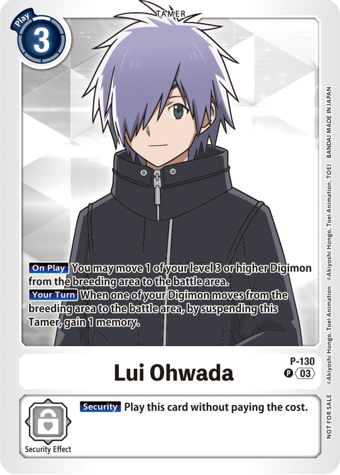 Lui Ohwada [P-130] (NYCC 2023 Demo Deck) [Promotional Cards] | The Time Vault CA