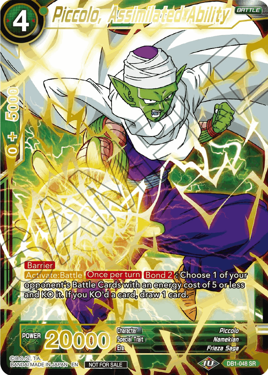 Piccolo, Assimilated Ability (Alt. Art Card Set 2023 Vol. 1) (DB1-048) [Tournament Promotion Cards] | The Time Vault CA