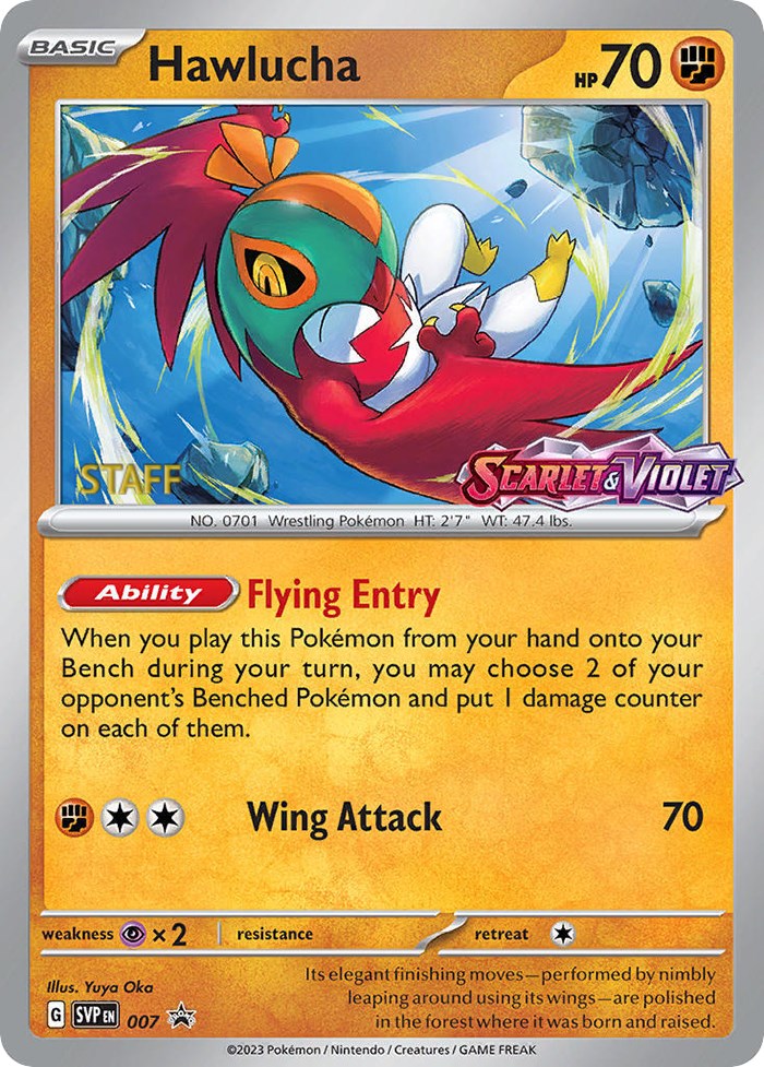 Hawlucha (007) [Staff] [Scarlet & Violet 151] | The Time Vault CA