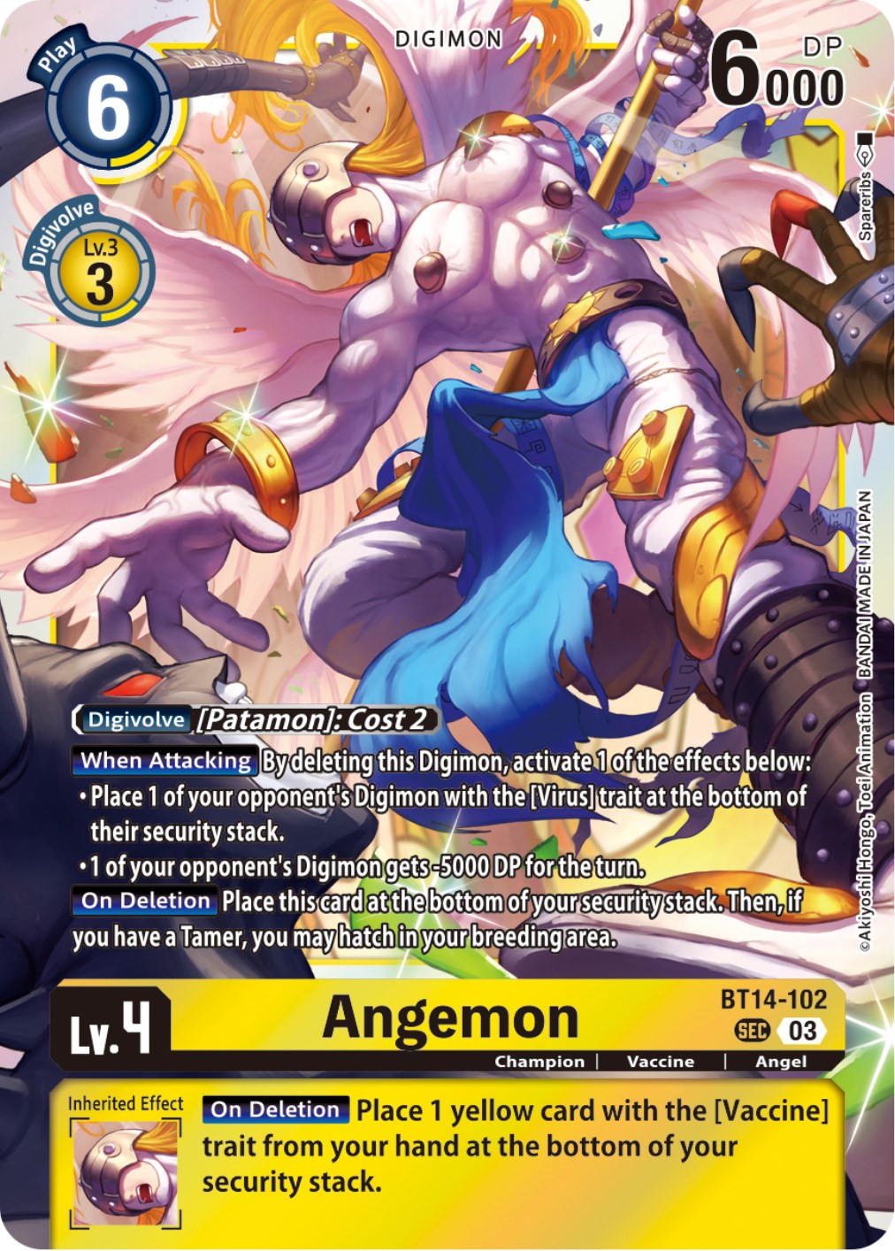 Angemon [BT14-102] [Blast Ace] | The Time Vault CA