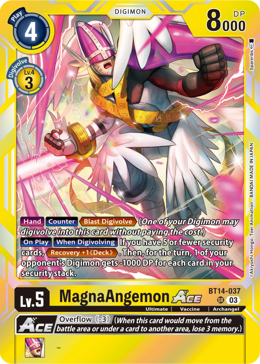 MagnaAngemon Ace [BT14-037] [Blast Ace] | The Time Vault CA