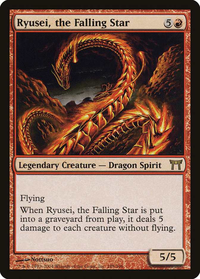 Ryusei, the Falling Star [Champions of Kamigawa] | The Time Vault CA
