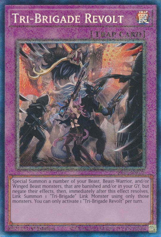 Tri-Brigade Revolt [RA01-EN079] Prismatic Collector's Rare | The Time Vault CA