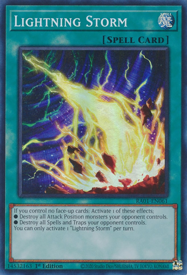 Lightning Storm [RA01-EN061] Super Rare | The Time Vault CA