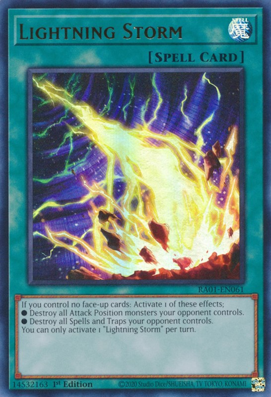 Lightning Storm [RA01-EN061] Ultra Rare | The Time Vault CA