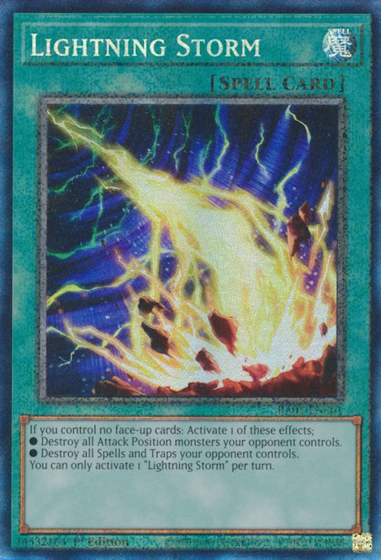 Lightning Storm [RA01-EN061] Prismatic Collector's Rare | The Time Vault CA