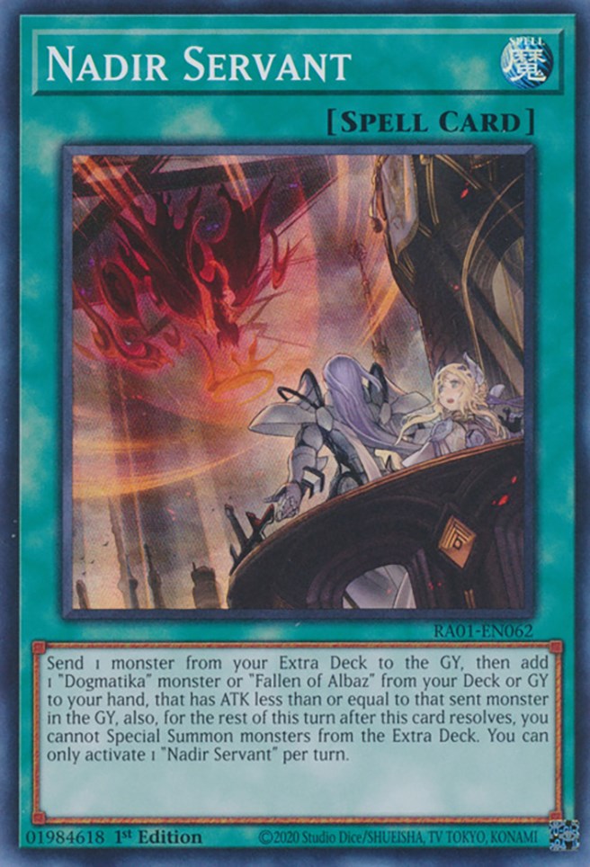 Nadir Servant [RA01-EN062] Super Rare | The Time Vault CA