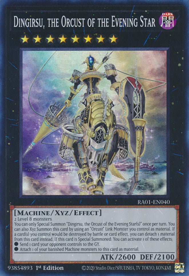 Dingirsu, the Orcust of the Evening Star [RA01-EN040] Super Rare | The Time Vault CA