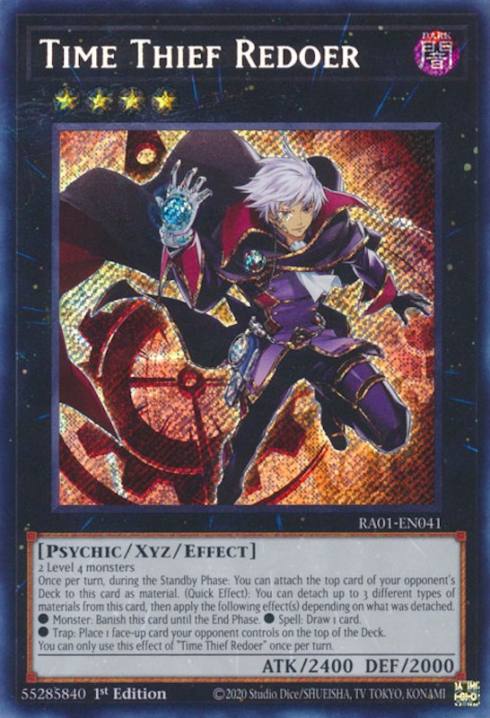 Time Thief Redoer [RA01-EN041] Secret Rare | The Time Vault CA