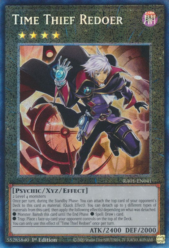 Time Thief Redoer [RA01-EN041] Prismatic Collector's Rare | The Time Vault CA