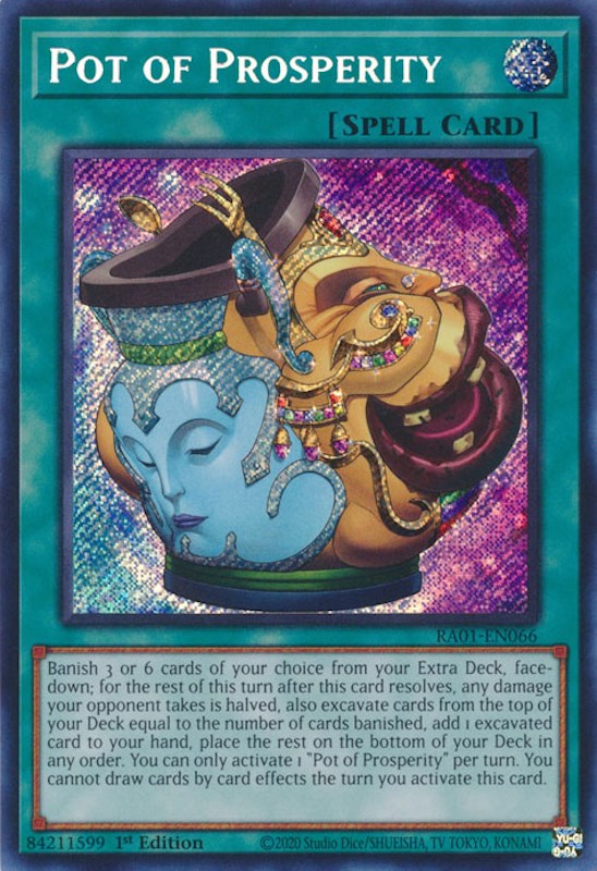 Pot of Prosperity [RA01-EN066] Secret Rare | The Time Vault CA