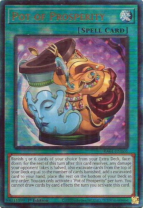 Pot of Prosperity [RA01-EN066] Prismatic Ultimate Rare | The Time Vault CA