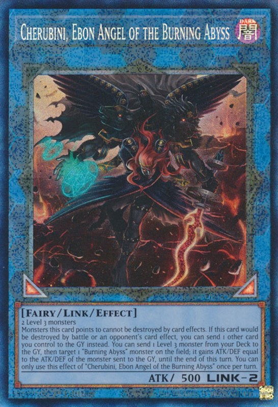 Cherubini, Ebon Angel of the Burning Abyss [RA01-EN042] Prismatic Collector's Rare | The Time Vault CA