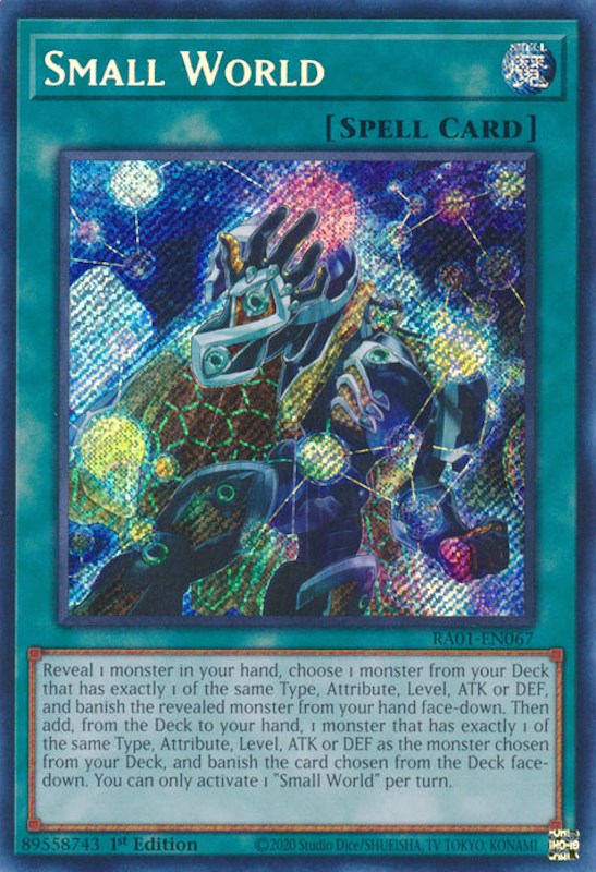 Small World [RA01-EN067] Secret Rare | The Time Vault CA