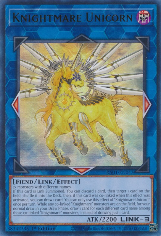 Knightmare Unicorn [RA01-EN043] Ultra Rare | The Time Vault CA