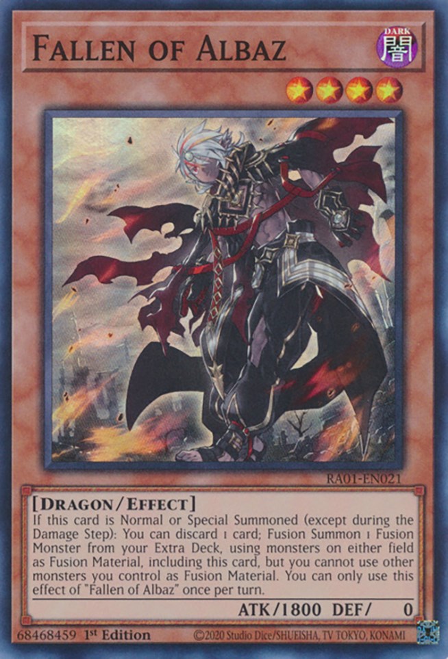 Fallen of Albaz [RA01-EN021] Super Rare | The Time Vault CA