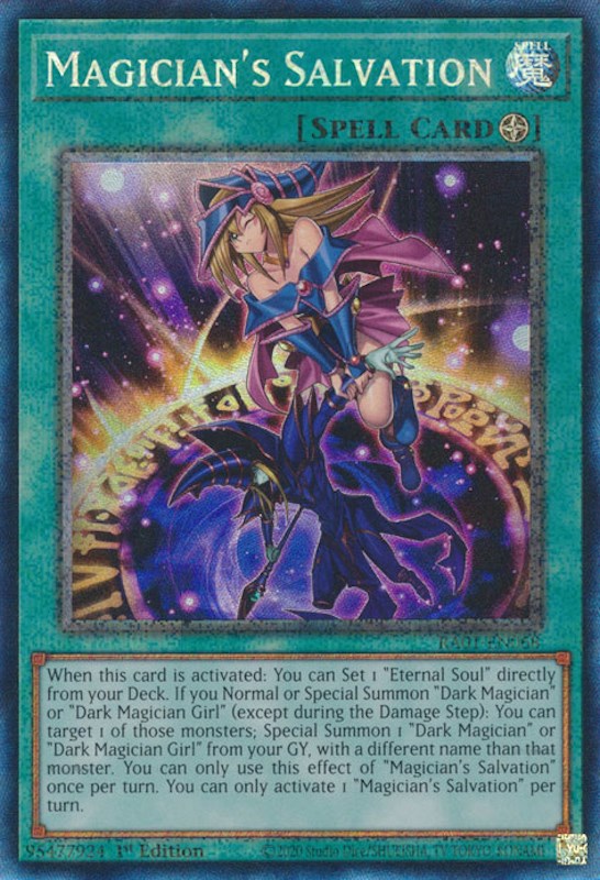 Magician's Salvation [RA01-EN068] Prismatic Collector's Rare | The Time Vault CA