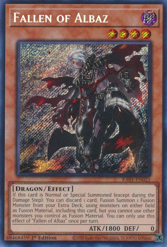 Fallen of Albaz [RA01-EN021] Secret Rare | The Time Vault CA