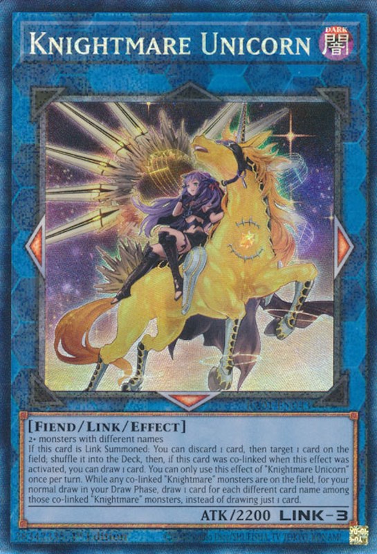 Knightmare Unicorn (Alternate Art) [RA01-EN043] Prismatic Collector's Rare | The Time Vault CA