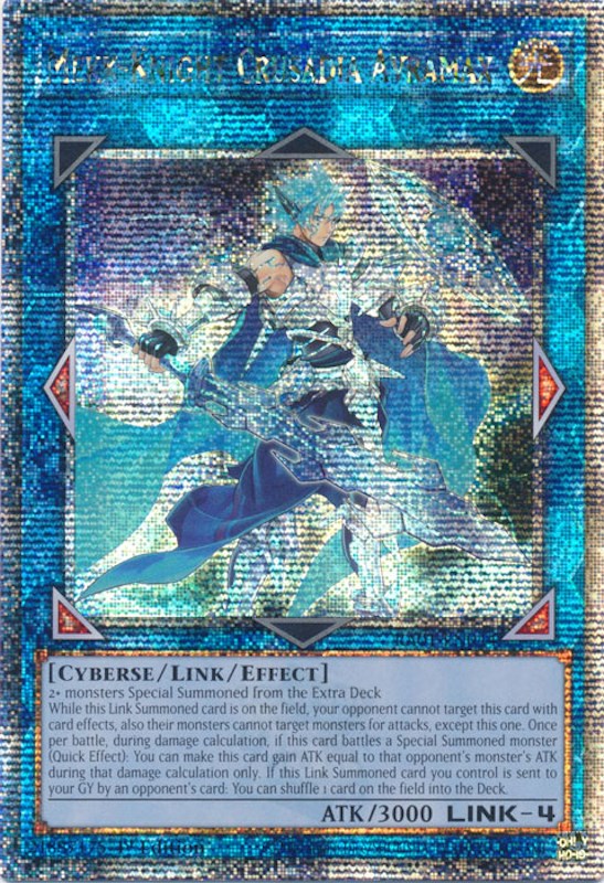 Mekk-Knight Crusadia Avramax [RA01-EN044] Quarter Century Secret Rare | The Time Vault CA