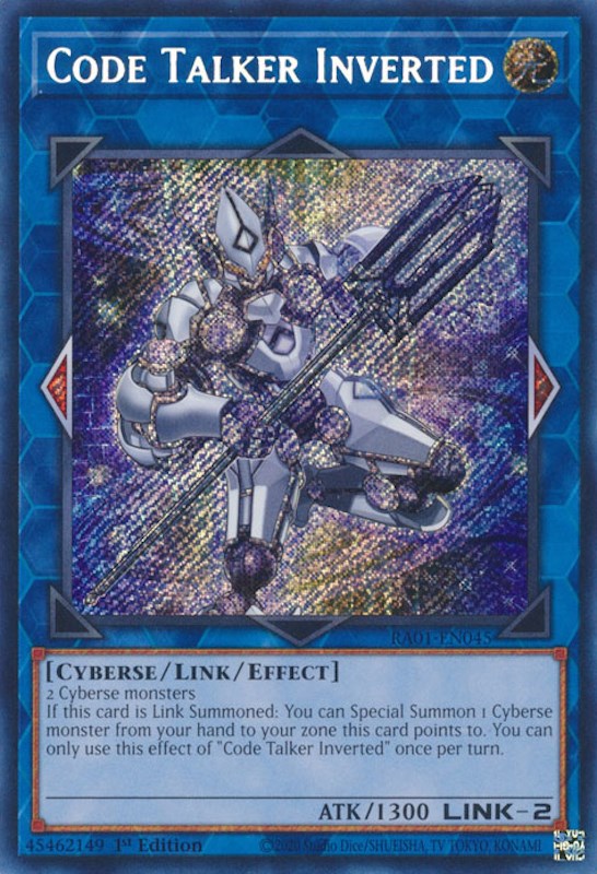 Code Talker Inverted [RA01-EN045] Secret Rare | The Time Vault CA