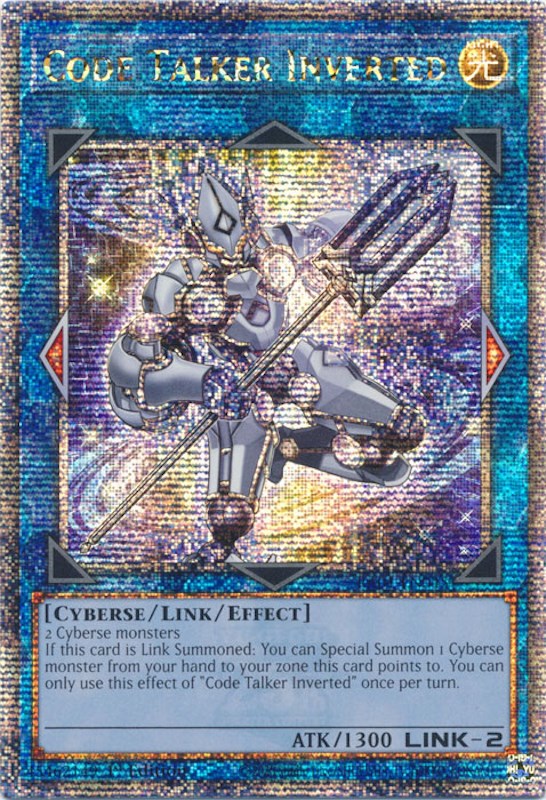 Code Talker Inverted [RA01-EN045] Quarter Century Secret Rare | The Time Vault CA