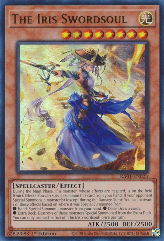 The Iris Swordsoul [RA01-EN023] Ultra Rare | The Time Vault CA