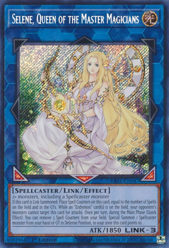 Selene, Queen of the Master Magicians [RA01-EN047] Secret Rare | The Time Vault CA