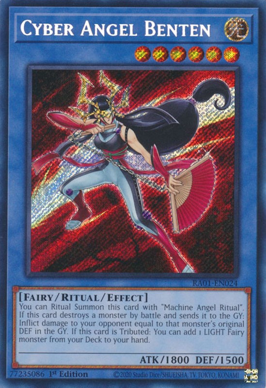 Cyber Angel Benten [RA01-EN024] Secret Rare | The Time Vault CA