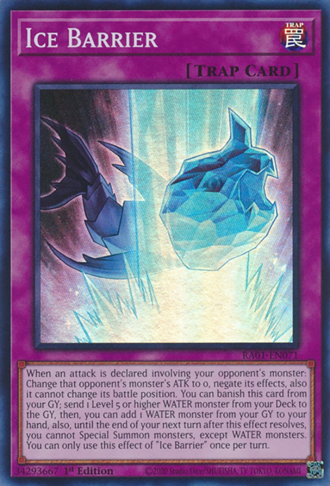 Ice Barrier [RA01-EN071] Super Rare | The Time Vault CA