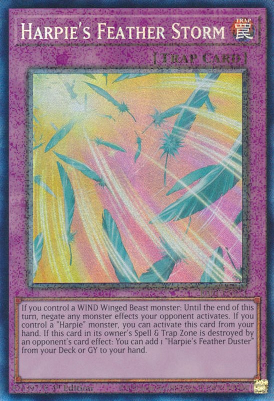 Harpie's Feather Storm [RA01-EN073] Prismatic Collector's Rare | The Time Vault CA