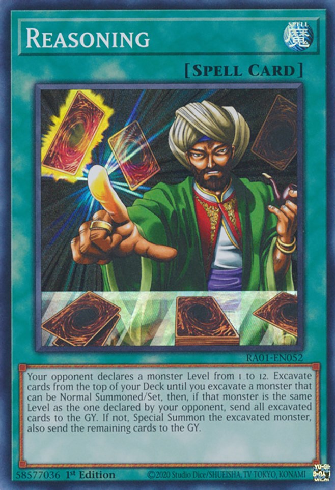 Reasoning [RA01-EN052] Super Rare | The Time Vault CA