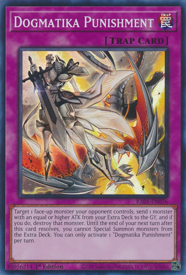Dogmatika Punishment [RA01-EN076] Super Rare | The Time Vault CA