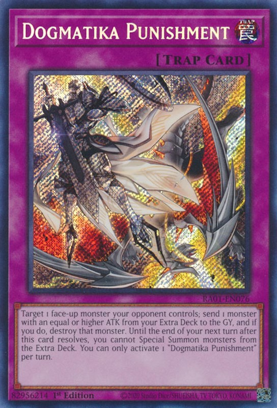 Dogmatika Punishment [RA01-EN076] Secret Rare | The Time Vault CA