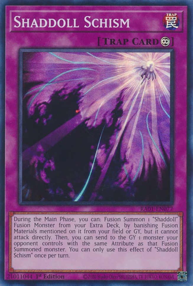 Shaddoll Schism [RA01-EN077] Super Rare | The Time Vault CA