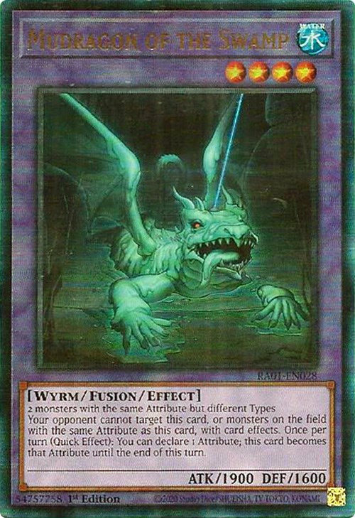 Mudragon of the Swamp [RA01-EN028] Prismatic Ultimate Rare | The Time Vault CA