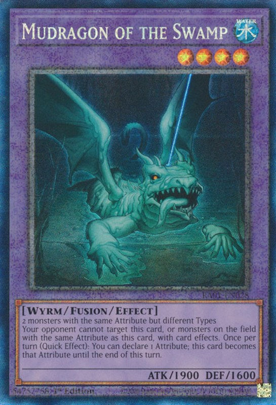 Mudragon of the Swamp [RA01-EN028] Prismatic Collector's Rare | The Time Vault CA