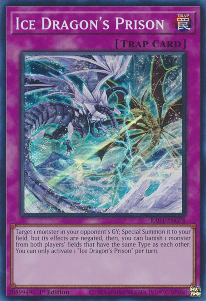 Ice Dragon's Prison [RA01-EN078] Super Rare | The Time Vault CA