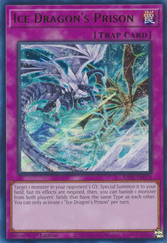 Ice Dragon's Prison [RA01-EN078] Ultra Rare | The Time Vault CA