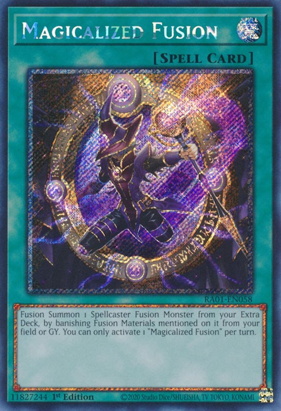 Magicalized Fusion [RA01-EN058] Platinum Secret Rare | The Time Vault CA