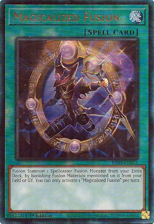 Magicalized Fusion [RA01-EN058] Prismatic Ultimate Rare | The Time Vault CA