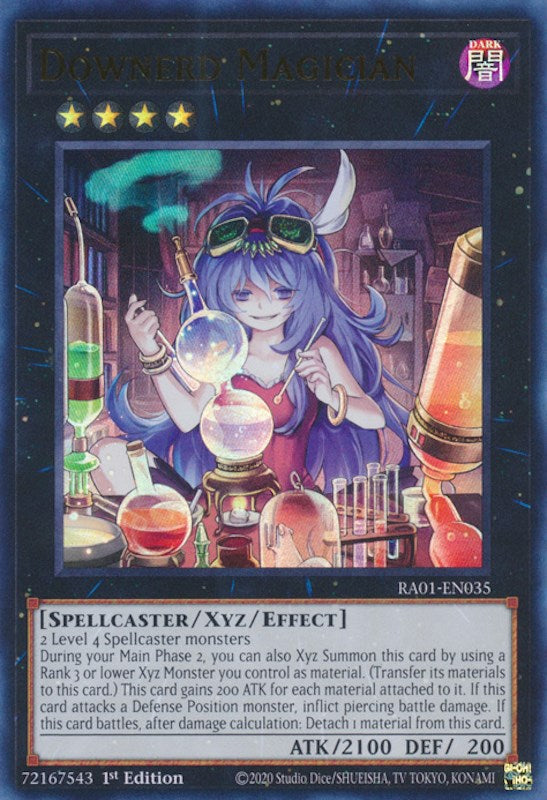 Downerd Magician [RA01-EN035] Ultra Rare | The Time Vault CA